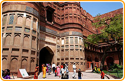 Entrance Of Agra Fort
